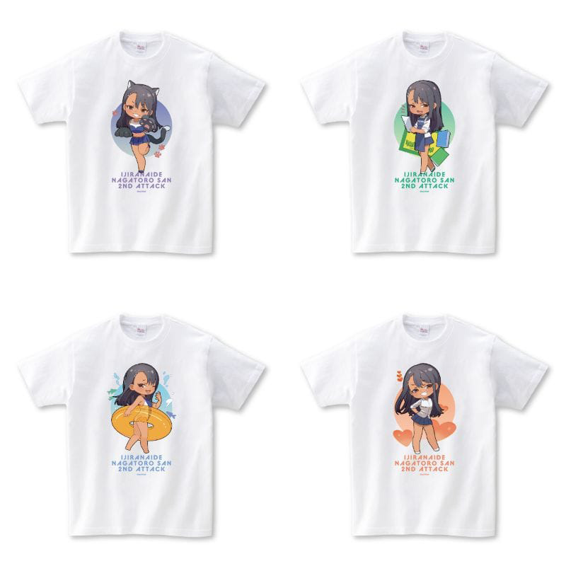 【イジらないで、長瀞さん】描き起こしミニキャラ Tシャツ